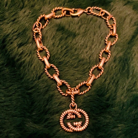 Stunning Vintage Gucci Thick Rope Chainlink GG bracelet - Picture 2 of 5